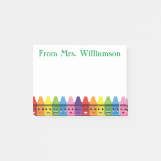 Teacher Name Personalized Cute Post-it Notes