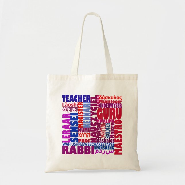 Teacher Names Tote Bag (Front)