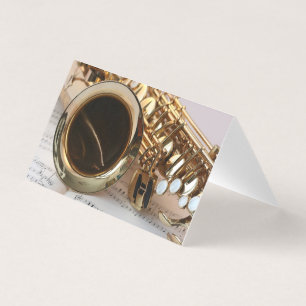 Teacher of Saxophone Business Card
