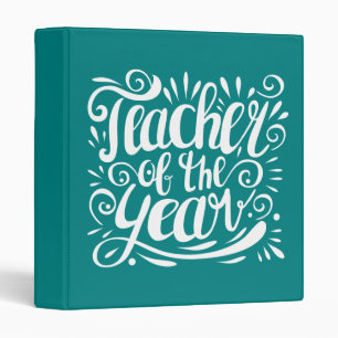 Teacher of the Year Binder