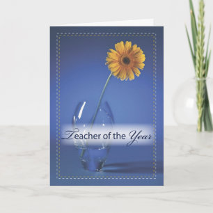 Teacher of the Year Congratulations Card