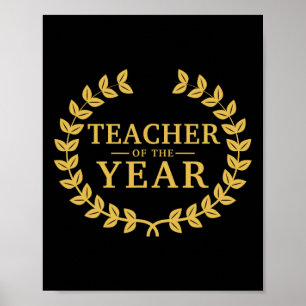 Teacher Of The Year - Greatest Ever Award Day Poster
