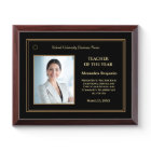 Teacher of the Year Photo Logo Gold Personalize  