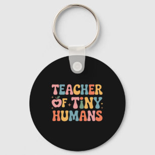 Teacher Of Tiny Humans Back To School Keychain