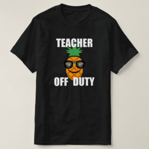 Teacher Off Duty Design - T-shirt pour hommes