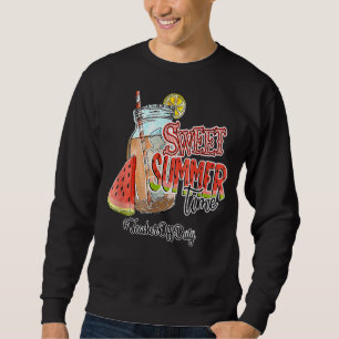 Teacher Off Duty Summer Break Sweet Summer Time Es Sweatshirt