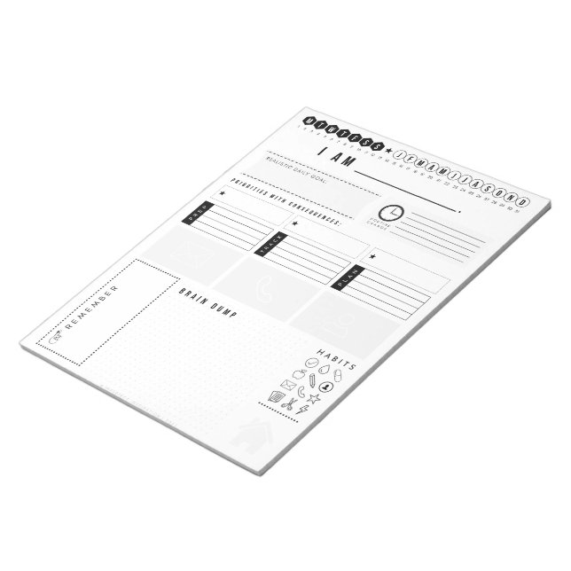 Teacher/Office Planner Notepad (Angled)