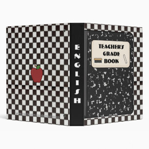 Teacher or Student Grade Notebook Custom Binder