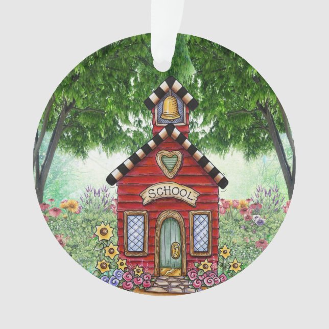 Teacher Ornament - See Back (Front)