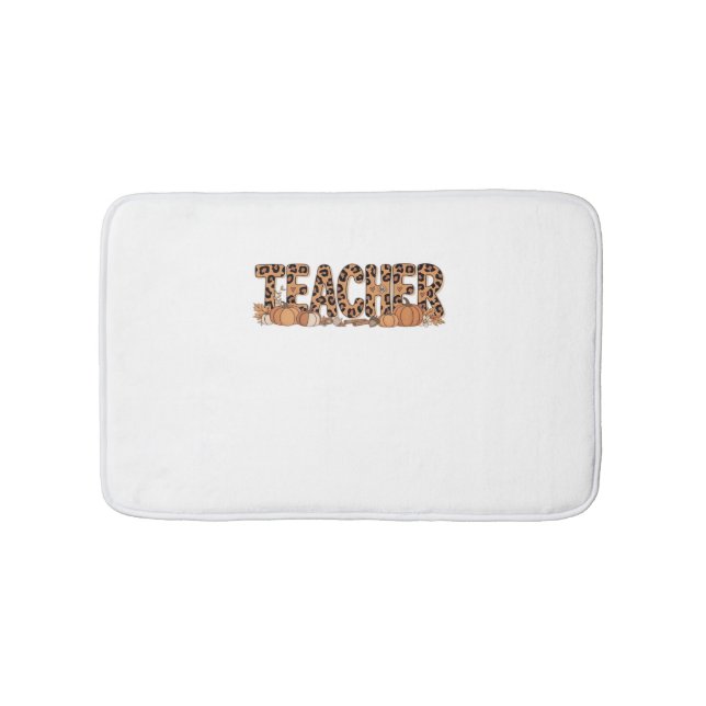 teacher Oversized T-Shirt Bath Mat (Front)