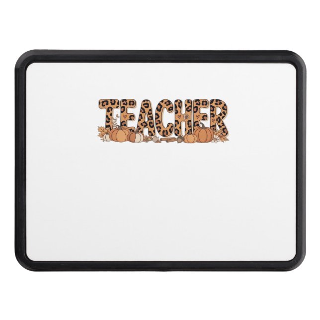 teacher Oversized T-Shirt Trailer Hitch Cover (Front)