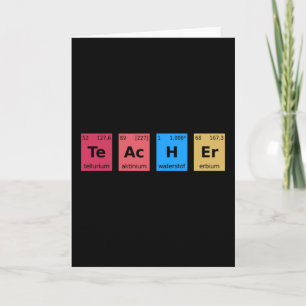 Teacher Periodic Table Card