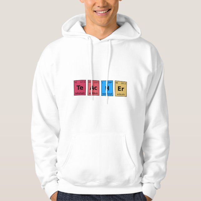 Teacher Periodic Table Hoodie (Front)