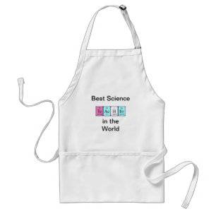 Teacher periodic table name apron