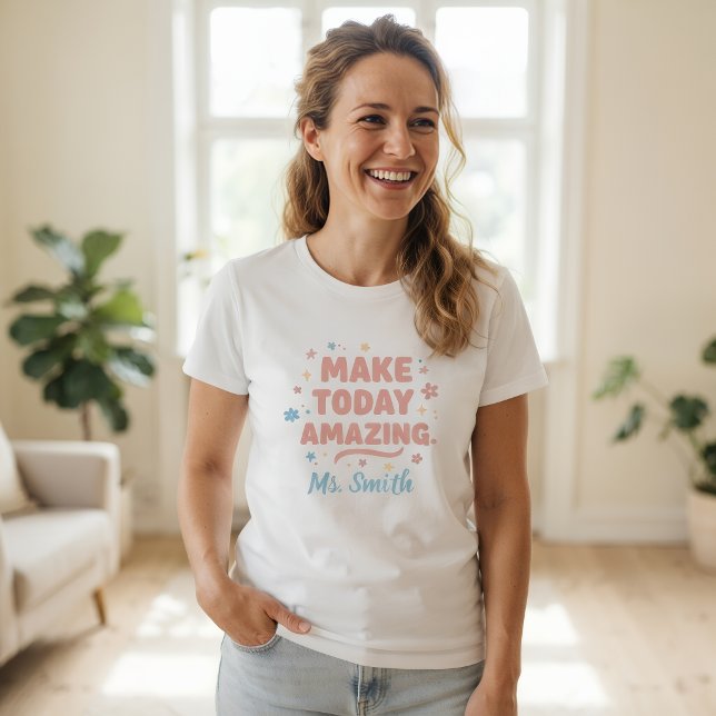 Teacher Personalized Name School Shirt Gift (Creator Uploaded)