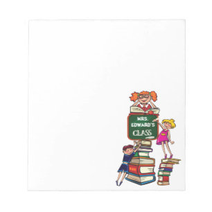 Teacher  PERSONALIZED NAME's Class Notepad