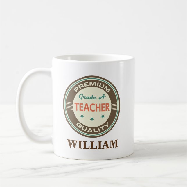 Teacher Personalized Office Mug Gift (Left)