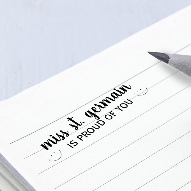 Teacher Personalized Proud Of You Self-inking Stamp (Teacher Personalized Proud Of You Self-inking Stamp)