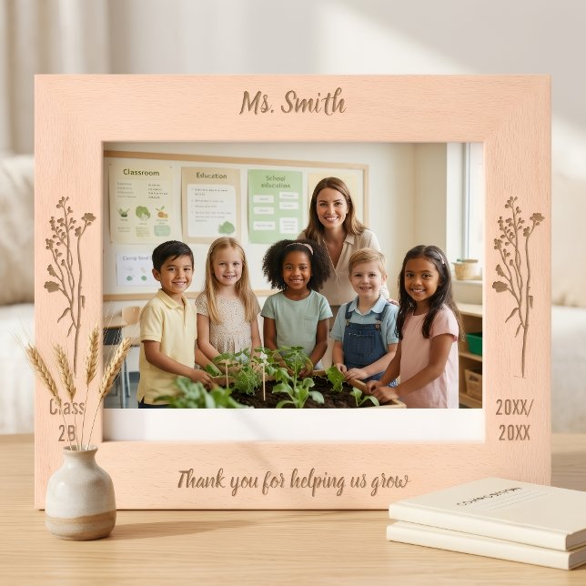Teacher Personalized Thank You Photo Frame (Creator Uploaded)