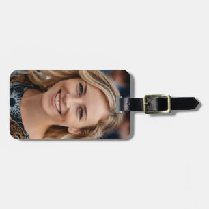 Teacher Photo Customize Personalize Luggage Tag