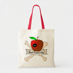 Teacher Pirate tote bag