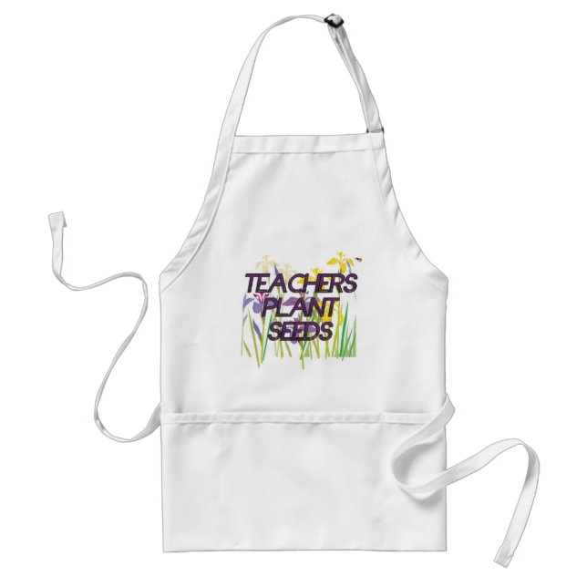 TEACHER PLANT SEEDS STANDARD APRON (Front)