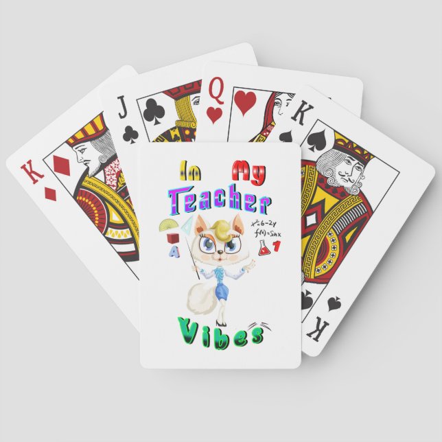 Teacher Playing Cards (Back)