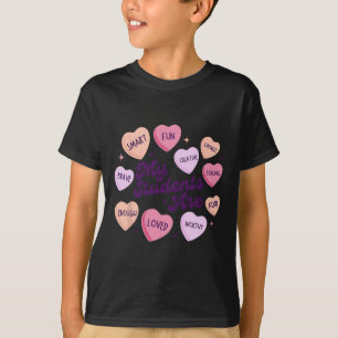 Teacher Positive Affirmations Valentine Candy Hear T-Shirt