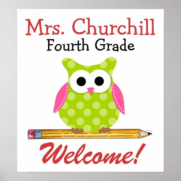 Classroom Welcome Posters, Prints & Poster Printing | Zazzle CA