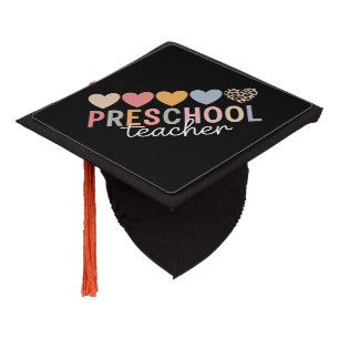 Teacher Preschool Back to School  Graduation Cap Topper