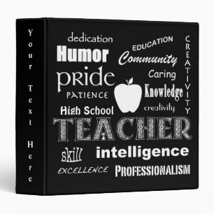 Teacher Pride-Attributes/Black Binder