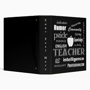 Teacher Pride-Attributes/Black Binder