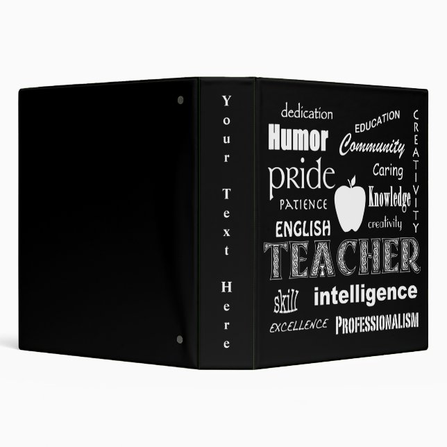 Teacher Pride-Attributes/Black Binder (Background)