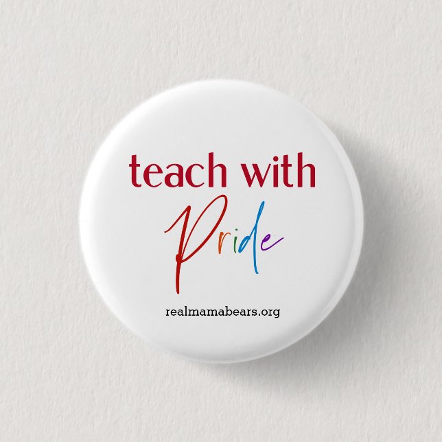 Teacher Pride button (Front)