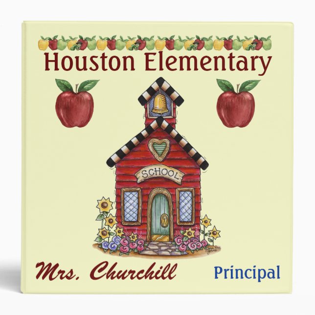 Teacher / Principal School Binder - SRF (Front)