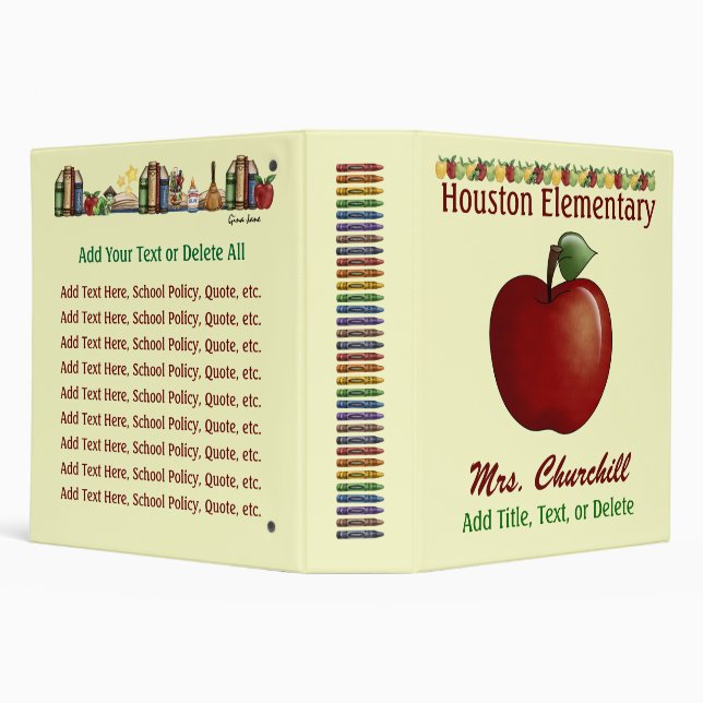 Teacher / Principal School Binder - SRF (Background)