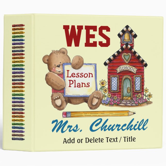 Teacher / Principal School Binder - SRF (Front/Spine)