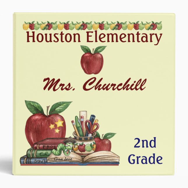 Teacher / Principal School Binder - SRF (Front)