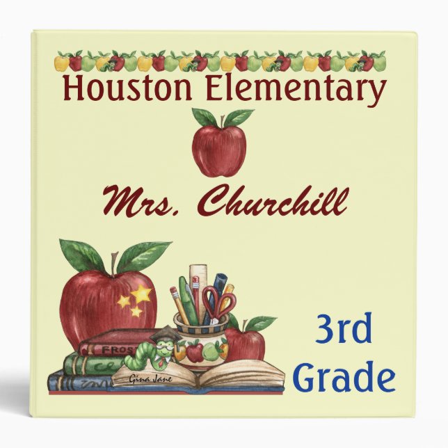 Teacher / Principal School Binder - SRF (Front)