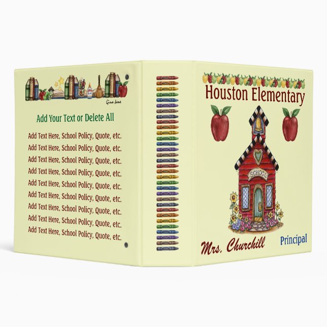 Teacher / Principal School Binder - SRF (Background)