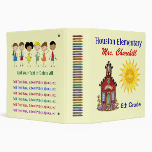 Teacher / Principal School Binder - SRF