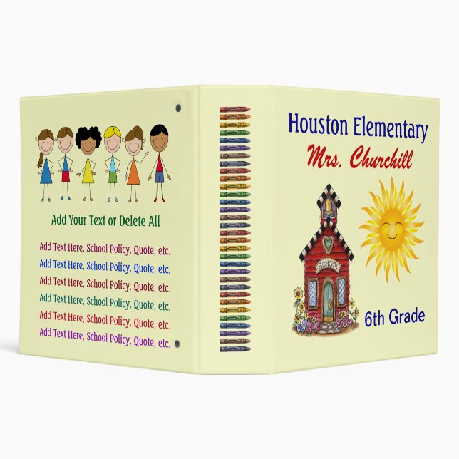 Teacher / Principal School Binder - SRF (Background)