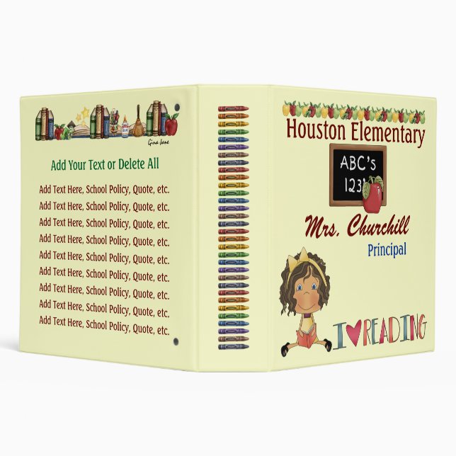 Teacher / Principal School Binder - SRF (Background)