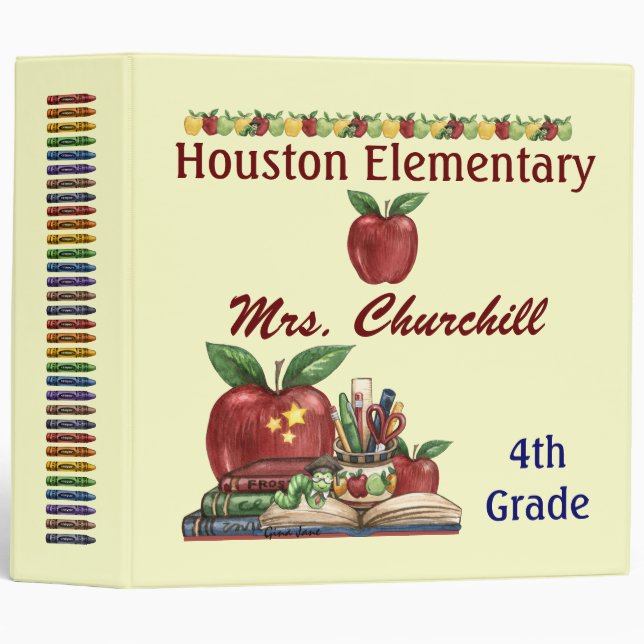 Teacher / Principal School Binder - SRF (Front/Spine)