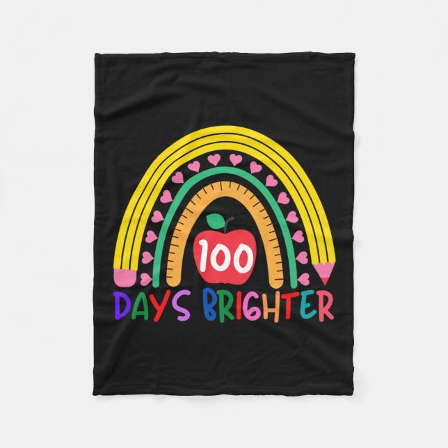 Teacher Quote3  Fleece Blanket (Front)