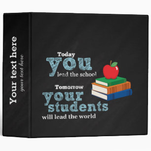 Teacher quote binder