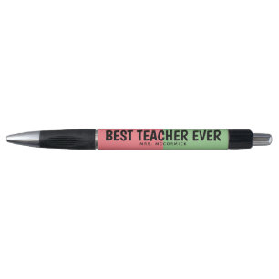 Teacher Quote Pink Green Black Classroom Fun Pen