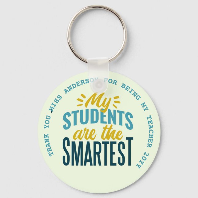 Teacher Quotes Appreciation Retirement Farewell    Keychain (Front)
