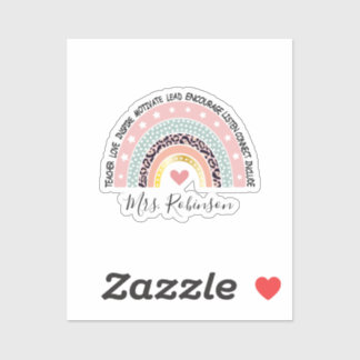 Teacher Rainbow Custom