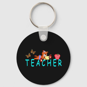 Teacher Reading Keychain